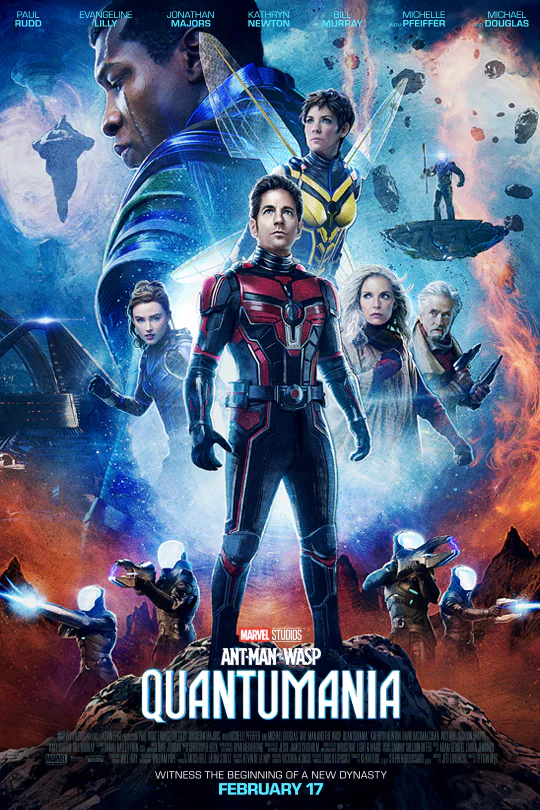 Poster for Ant-Man and The Wasp: Quantumania.