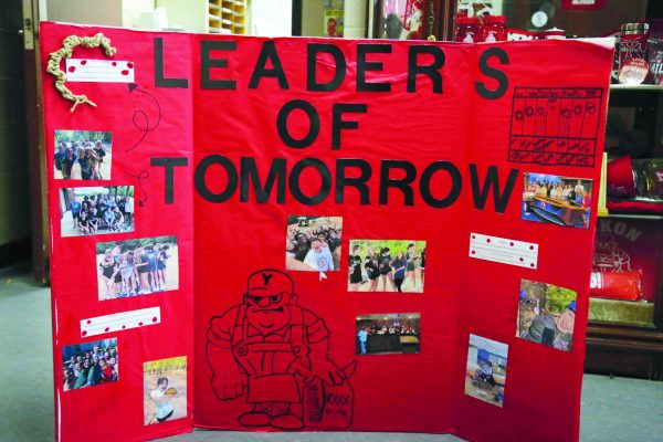 Students in Leadership put together a board for the upcoming Fresh Perspectives. The board allowed eighth graders to see their options for future classes with Student Council followed by a presentation-like introduction.