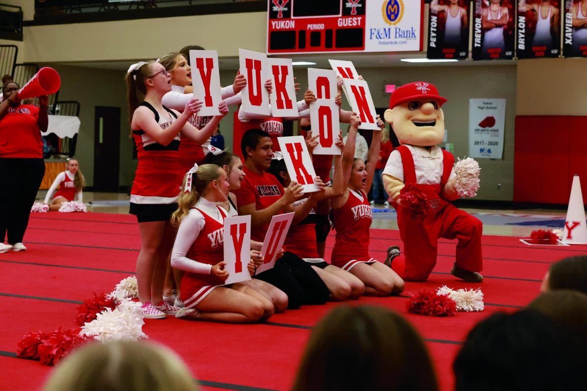 Driven ambitions. Ashlyn Denson, one of two freshmen in the competition team, expressed her love for cheer. “I wanted to be in cheerleading,” Denson said. “It was my first year... I loved it.”